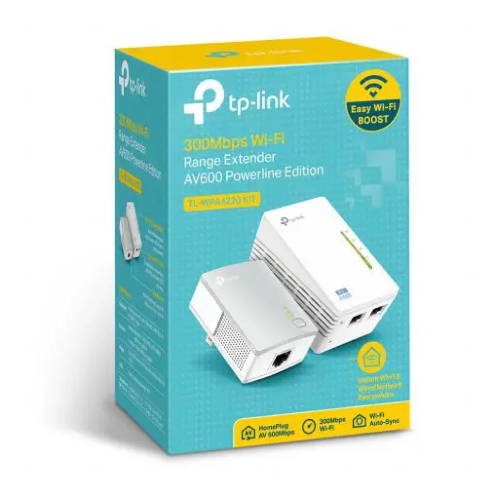 رنج اکستندر پاورلاین تی پی لینک TL-WPA4220KIT